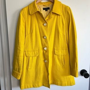 Banana Republic lined jacket - petite small. Yellow
